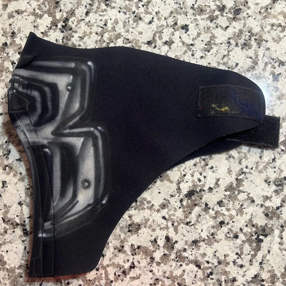 RuffRyders Black and Gray Graphic Neoprene Mask